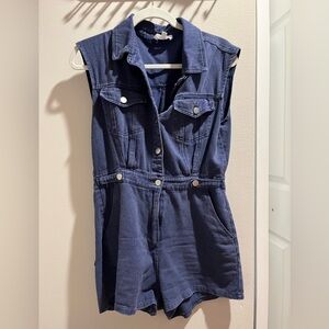 Day+Moon boutique denim romper!